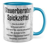 Steuerberater Tasse avec inscription en allemand - Cadeau conseiller fiscal - Tasse à café 330 ml en céramique - Fiscalité, profession, bureau, hommes