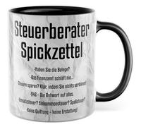 Steuerberater Tasse avec inscription en allemand - Cadeau conseiller fiscal - Tasse à café 330 ml en céramique - Fiscalité, profession, bureau, hommes