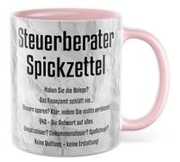Steuerberater Tasse avec inscription en allemand - Cadeau conseiller fiscal - Tasse à café 330 ml en céramique - Fiscalité, profession, bureau, hommes