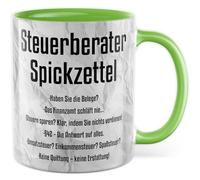 Steuerberater Tasse avec inscription en allemand - Cadeau conseiller fiscal - Tasse à café 330 ml en céramique - Fiscalité, profession, bureau, hommes