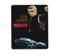 Steve Actor McQueen Tapis de Souris Grande Taille - Tapis Gamer en Caoutchouc avec Bord Renforcé, Antidérapant et Durable, Accessoire Bureau et PC pour Travail, Cadeau Fans 7 x 8.6 in