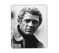Steve Actor McQueen Tapis de Souris Grande Taille - Tapis Gamer en Caoutchouc avec Bord Renforcé, Antidérapant et Durable, Accessoire Bureau et PC pour Travail, Cadeau Fans 8.3 x 10.3 in