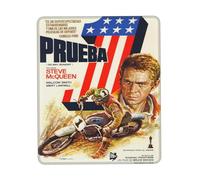 Steve Actor McQueen Tapis de Souris Grande Taille - Tapis Gamer en Caoutchouc avec Bord Renforcé, Antidérapant et Durable, Accessoire Bureau et PC pour Travail, Cadeau Fans 8.3 x 10.3 in