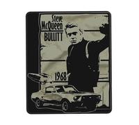 Steve Actor McQueen Tapis de Souris Grande Taille - Tapis Gamer en Caoutchouc avec Bord Renforcé, Antidérapant et Durable, Accessoire Bureau et PC pour Travail, Cadeau Fans 7 x 8.6 in
