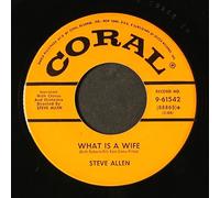 STEVE ALLEN - what is a wife / memories of you 45 rpm single