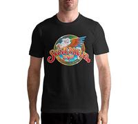 Steve an Miller Band Classic Breathable T Shirt Casual Round Neck Easy Tee Comfortable Tees Black L