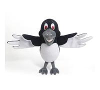 Steve and Maggie Plush Toys - Maggie Magpie Hand Puppet for Children 1 Year and up, Soft Bird Puppet, Perfect for Dress-up Games, Nursery Rhymes, and Learning; Interactive Toddler Toy Suitable