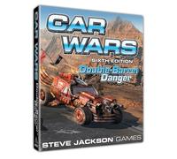 Steve Jackson Games | Car Wars Sixth Edition: Double-Barrel Danger Expansion | 40-Card Pack with Linked Weapons, Upgrades & Accessories - from Armory & Linked Weapons Packs