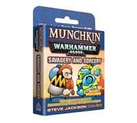 Steve Jackson Games | Munchkin Warhammer 40K Savagery and Sorcery | Card Game | English