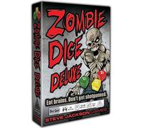 Steve Jackson Games | Zombie Dice Deluxe | The Brain-Chomping Fast-Paced Dice Game for 2 Or More Players | Ages 10 and Up | English