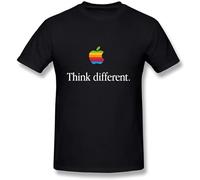 Steve Jobs Movie 2015 Logo Unisex Cotton Tee Shirt Men's Black T-Shirt M