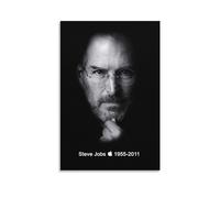 Steve Jobs Portraits Poster sur toile Décoration murale Décoration moderne 60 x 90 cm