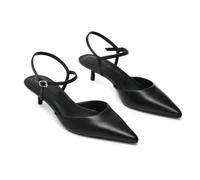 Steve Madden, Adelaide Leather, Chaussures escarpins Slingback, talon bas, bout fermé, cuir