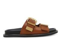 Steve Madden Arch Slides Cognac Leather Taille: 37 | Sandales Outlet | Femme