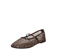 STEVE MADDEN Ballerines à lanières 'Mash' beige / marron, Taille 40
