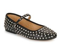 STEVE MADDEN Ballerines à lanières 'Vinetta-R' noir / argent / transparent, Taille 41