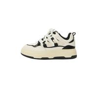STEVE MADDEN Baskets basses 'Boomer' écru / noir, Taille 39