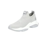 STEVE MADDEN Baskets basses gris / blanc, Taille 37