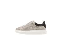 STEVE MADDEN Baskets basses 'Icebox' noir / argent / blanc, Taille 41
