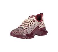 STEVE MADDEN Baskets basses 'Mistica' beige clair / lie de vin / rouge pastel, Taille 41