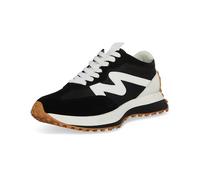 Steve Madden Baskets Campo Basket Plateforme pour Femme, Noir/Blanc, 36 EU