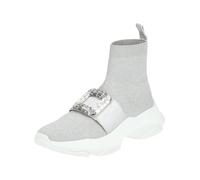 STEVE MADDEN Baskets hautes gris argenté / argent, Taille 37
