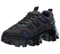 Steve Madden Baskets Ponce pour Homme, Noir/Multicolore, 42 EU