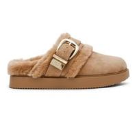 Steve Madden Cozy Up Mules Tan Suede Taille: 36 | Slippers Outlet | Femme