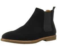 Steve Madden Homme Highline Bottine Chelsea, Aspect Cuir Velours Noir, 43 EU