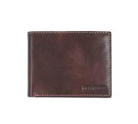 Steve Madden Homme Leather RFID Wallet Extra Capacity Attached Flip Pocket Portefeuille, Marron/Antique, Taille Unique