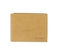 Steve Madden Homme Leather RFID Wallet Extra Capacity Attached Flip Pocket Portefeuille, Tan (antiquité), Taille Unique