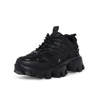 Steve Madden Homme Ponce Basket, Noir/Blanc, 43 EU