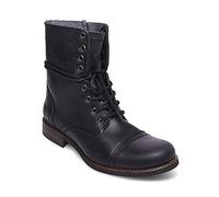 Steve Madden Homme Troopah-c Rangers, Cuir Noir, 46 EU