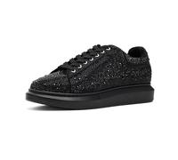 Steve Madden Icebox Baskets pour Homme avec Strass Noirs Taille 41 EU, Strass Noirs, 41 EU