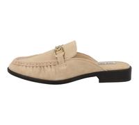Steve Madden Kapture Sandales Cuir Noires à Enfilement, Semelle Synthetique