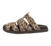 Steve Madden Mamba Sandales Femme Marron Imprimé Animal Riemchen Slip-On
