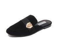 Steve Madden - Mocassin en daim noir - Femme - Chaussures - Noir - Taille: 35 1/2 EU