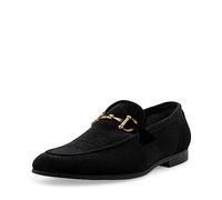 Steve Madden Mocassins Madly pour Homme, Black Velvet, 43/44 EU