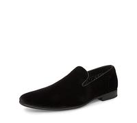 Steve Madden Homme Laight Mocassin, Velours Noir, 46 EU