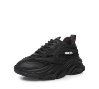 Steve Madden Possession Baskets à Plateforme pour Femme, Noir, 39 EU