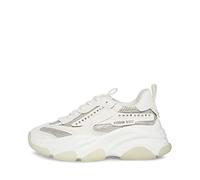 Steve Madden Possession Baskets à Plateforme pour Femme, Strass Blancs., 37 EU