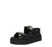 STEVE MADDEN Sandales 'Bigmona' or / noir, Taille 38