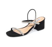Steve Madden - Sandales en Strass et Cristal Noir - Femme - Chaussures - Noir - Taille: 37 1/2 EU