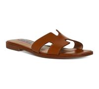 Steve Madden Sandales Hadyn pour femme, Cuir cognac, 38 EU