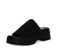 Steve Madden Femme Slinky30 Sandale cale, Noir, 37 EU