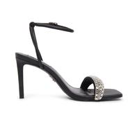 Steve Madden - Sandalette avec strass en noir/argent - Femme - Chaussures - Noir - Taille: 37 1/2 EU