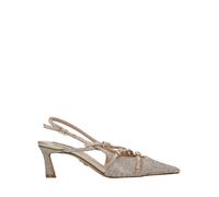 Steve Madden - Talons Aiguilles Métalliques Dorés avec Strass - Femme - Chaussures - Jaune - Taille: 36 EU