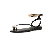 STEVE MADDEN Tongs or / noir, Taille 37