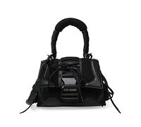 Steve Madden Top Handle Crossbody, Diego Sac à bandoulière avec poignée de Transport sur Le Dessus Femme, Noir, Taille Unique