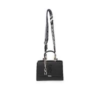 Steve Madden Top Handle Crossbody, LATTUCA Sac à bandoulière avec poignée supérieure Femme, Noir, Taille Unique